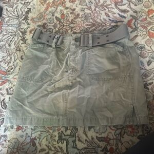 Green skirt with built in belt ( price negotiable)